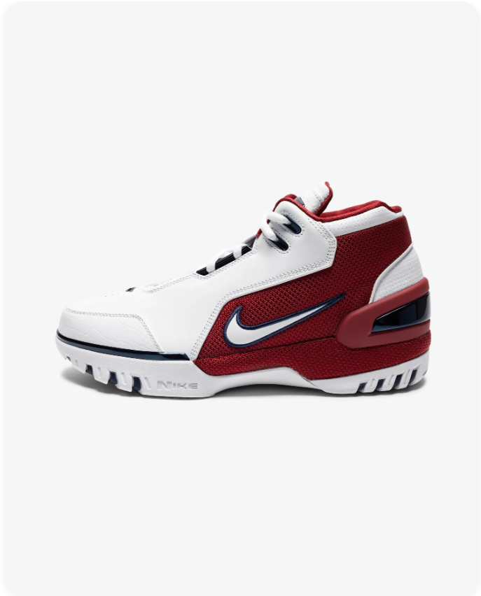 Nike Air Zoom Generation - White / Varsity Crimson / Navy (First Game)