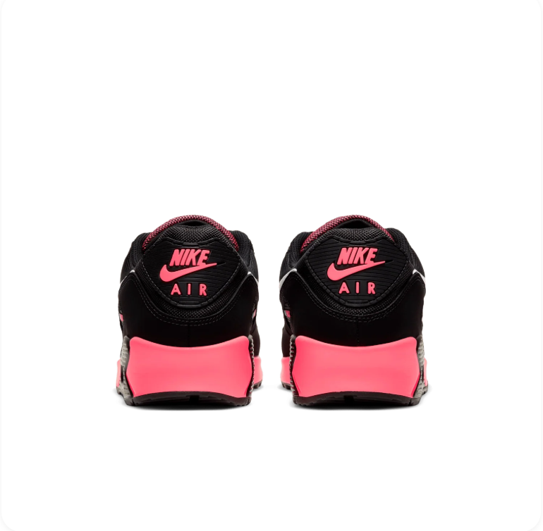Nike Air Max 90 - Black / White / Hot Punch