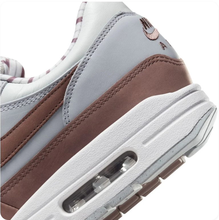 Nike Air Max 1 - Light Silver / Smokey Mauve
