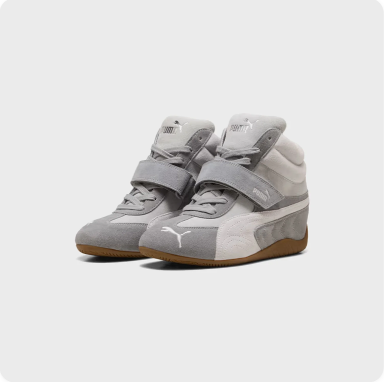 Puma Speedcat Hi - Grey / White / Gum