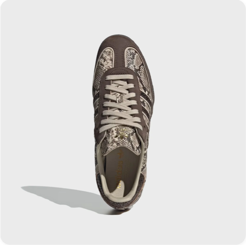 Adidas Samba OG Snakeskin - Taupe / Dark Brown