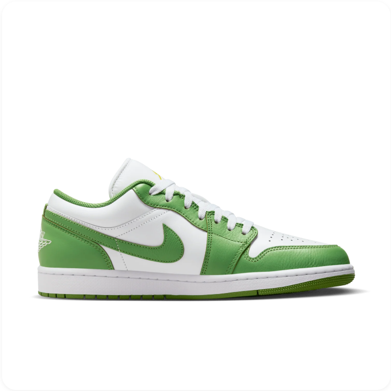 Air Jordan 1 Low - White / Chlorophyll