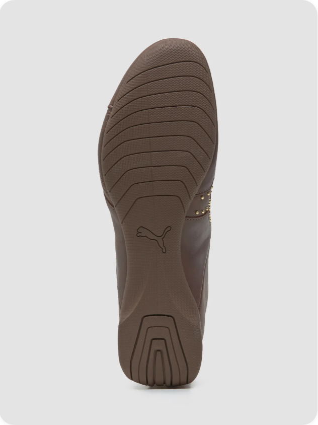 Puma Speedcat - Espresso Brown / Gold Studs