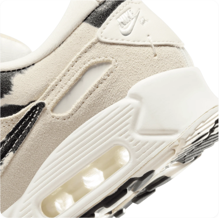 Nike Air Max 90 Futura - Black Cow Print
