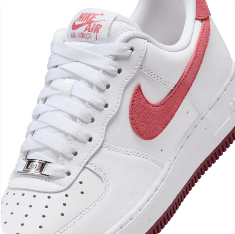 Nike Air Force 1 '07 - White / Adobe / Team Red