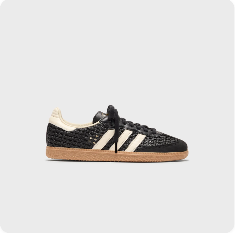 Adidas Samba OG Woven - Black / Cream White / Gum