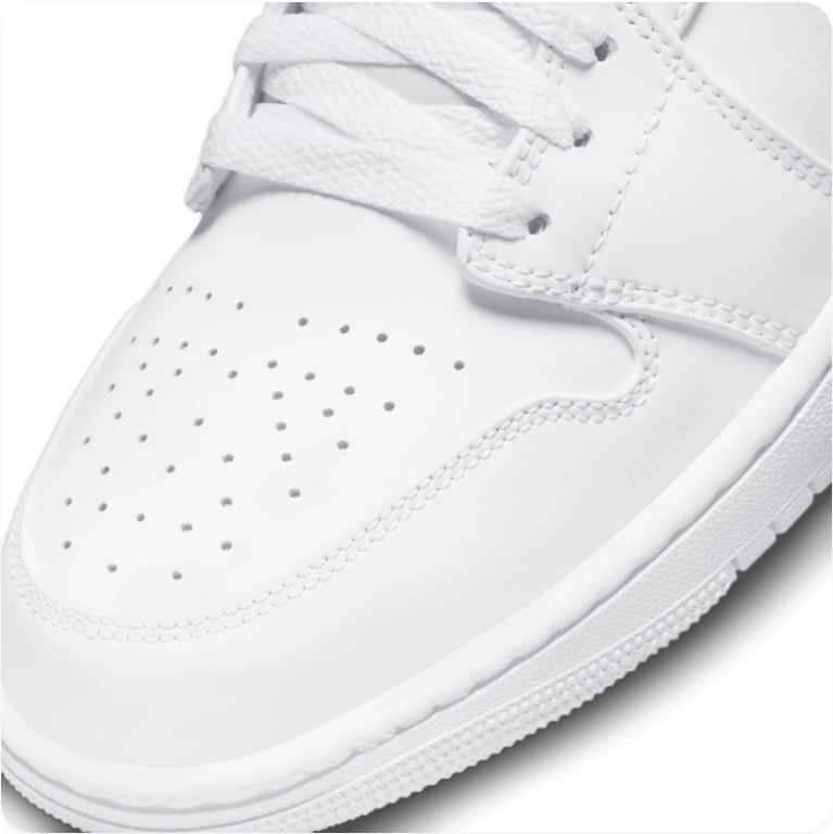 Air Jordan 1 Mid - Triple White