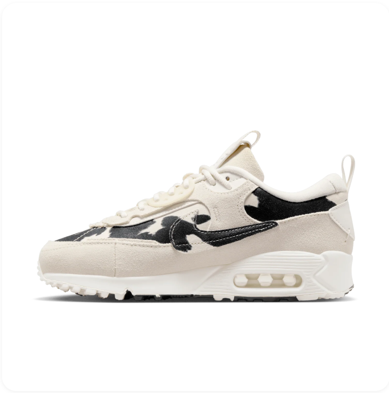 Nike Air Max 90 Futura - Black Cow Print