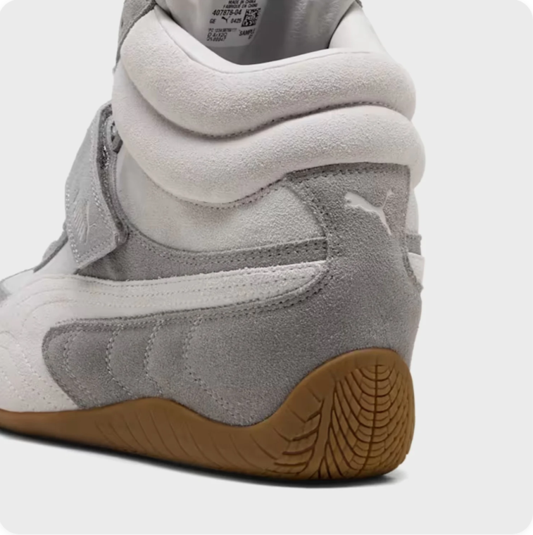 Puma Speedcat Hi - Grey / White / Gum