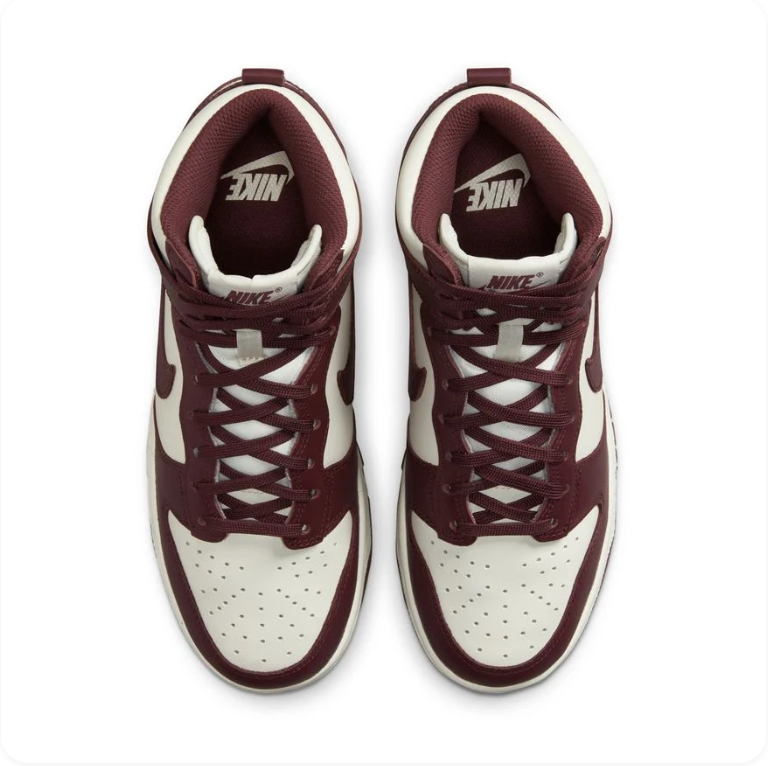 Nike Dunk High - Sail / Plum Eclipse