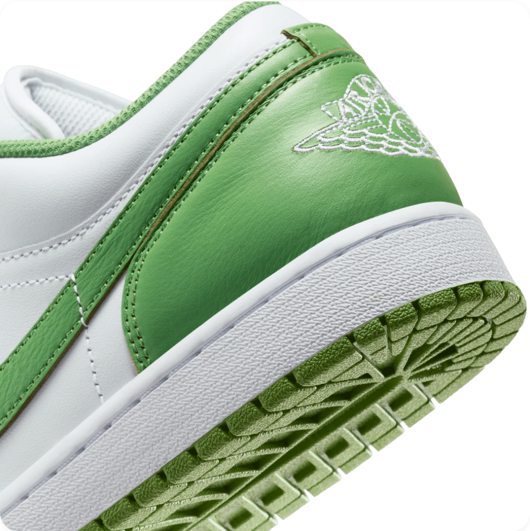 Air Jordan 1 Low - White / Chlorophyll