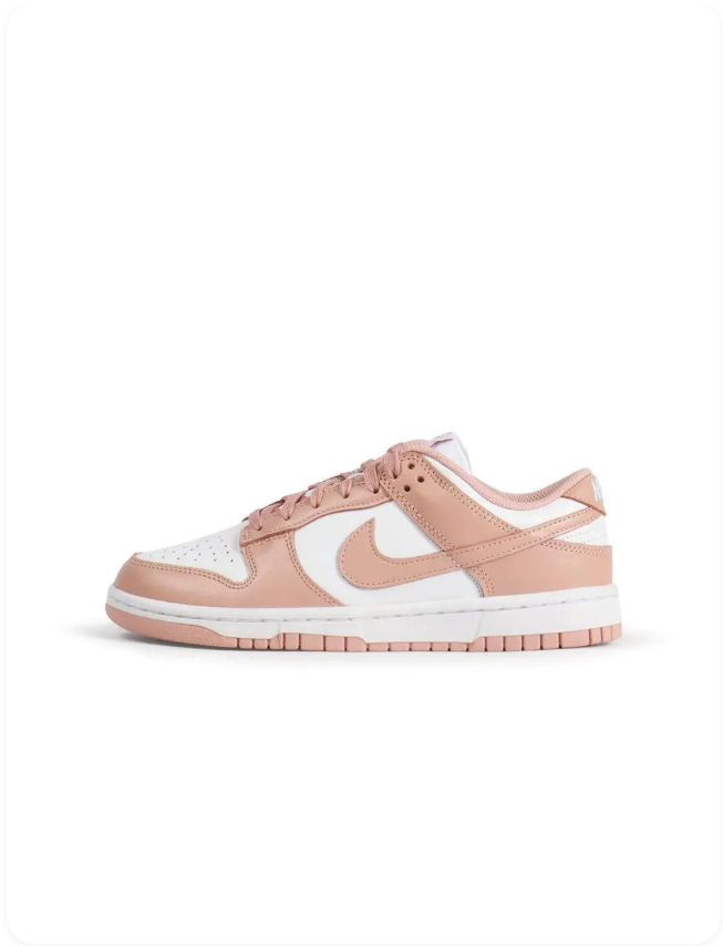 Nike Dunk Low - White / Rose Whisper