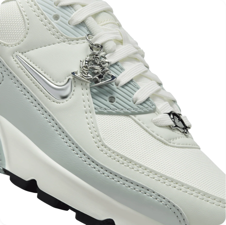 Nike Air Max 90 SE - Summit White / Wolf Grey / Green Glow