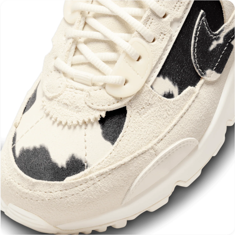 Nike Air Max 90 Futura - Black Cow Print