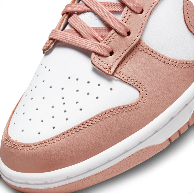 Nike Dunk Low - White / Rose Whisper