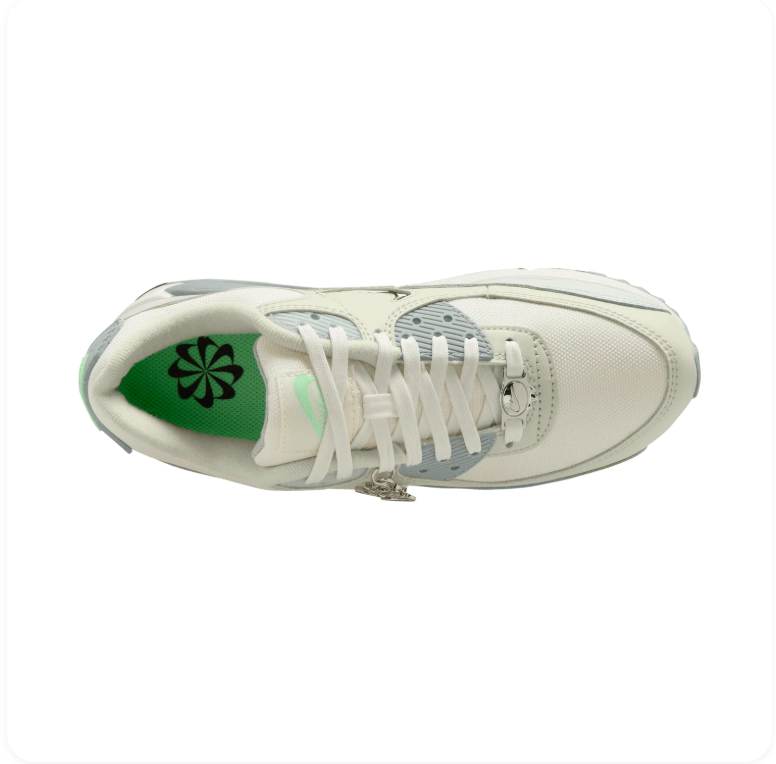 Nike Air Max 90 SE - Summit White / Wolf Grey / Green Glow
