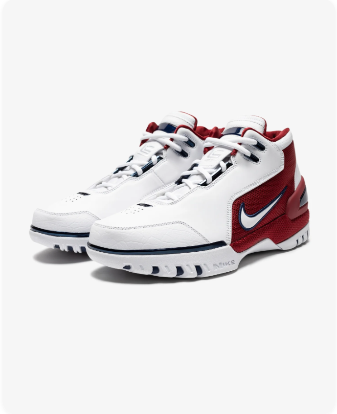 Nike Air Zoom Generation - White / Varsity Crimson / Navy (First Game)