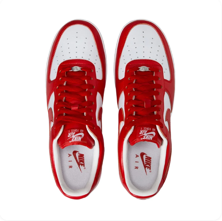 Nike Air Force 1 Low x Travis Scott - White / University Red