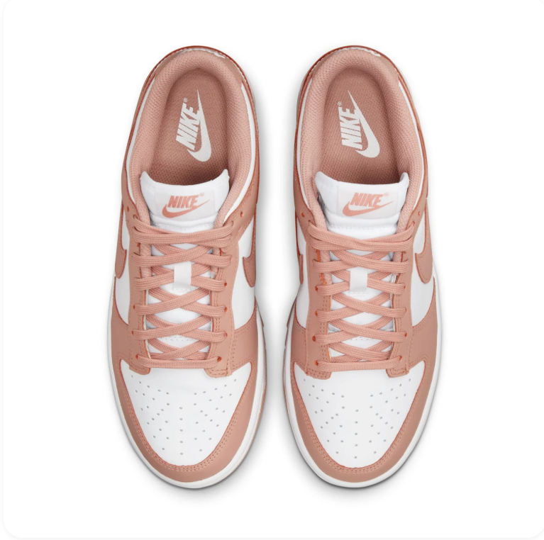 Nike Dunk Low - White / Rose Whisper