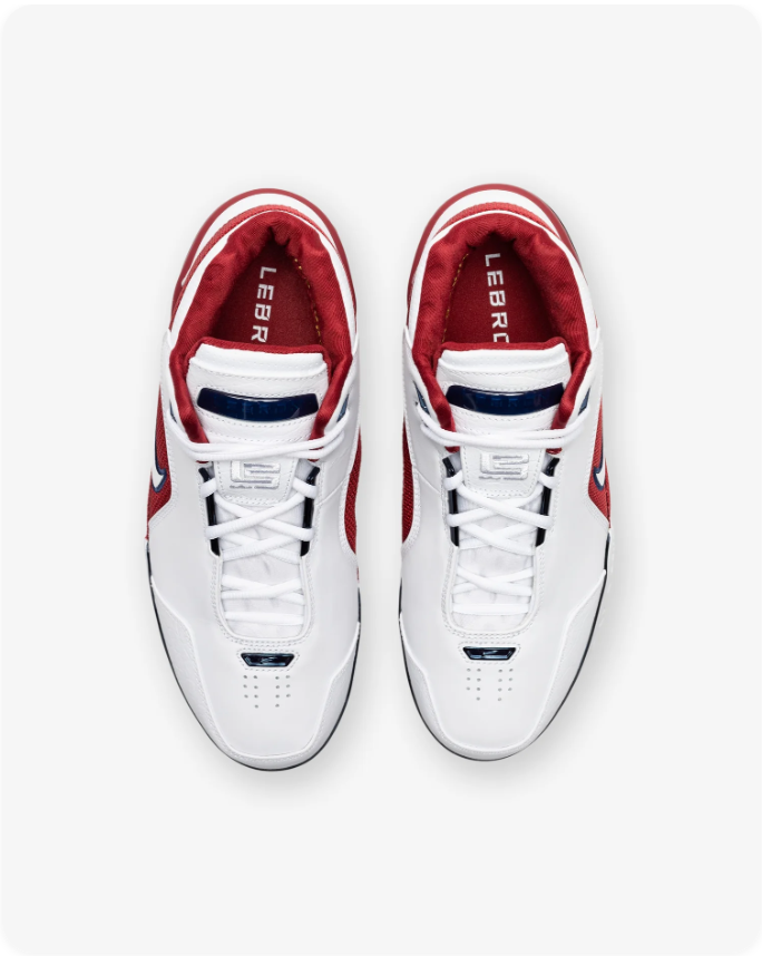 Nike Air Zoom Generation - White / Varsity Crimson / Navy (First Game)