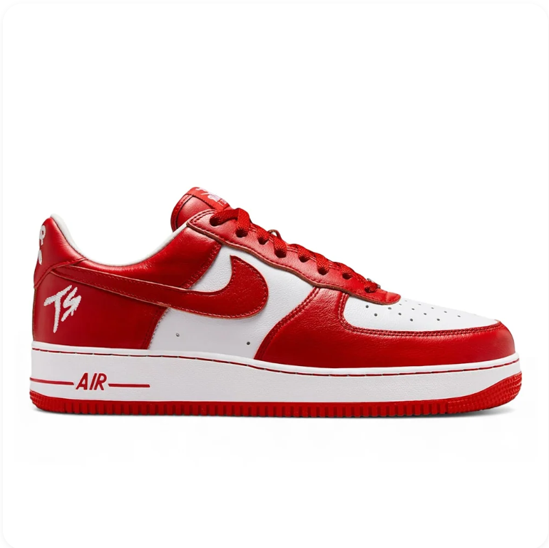 Nike Air Force 1 Low x Travis Scott - White / University Red