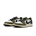 Air Jordan 1 Retro Low OG - White / Medium Olive / Black